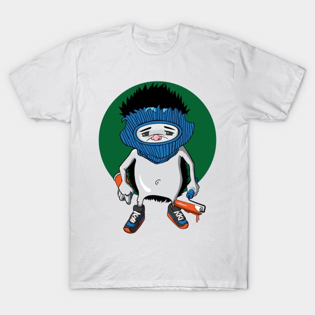 graffiti artist hedgehog T-Shirt by Shvetsov